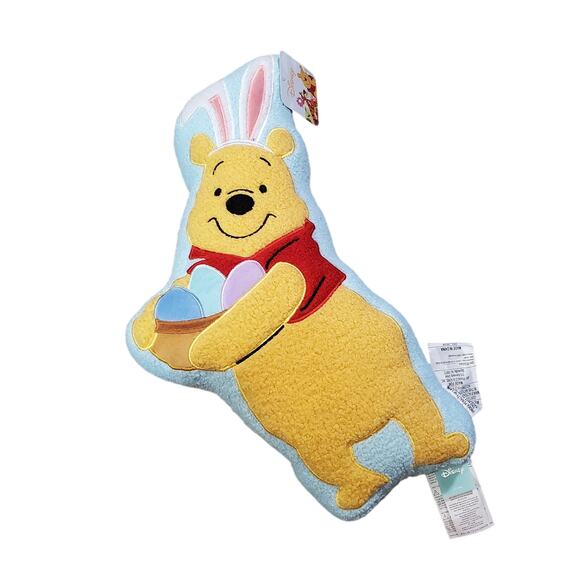 Disney Winnie The Pooh Easter Pooh Decorative Throw Pillow NEW Viral - Picture 1 of 4